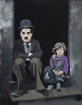 Charlie Chaplin and the Kid