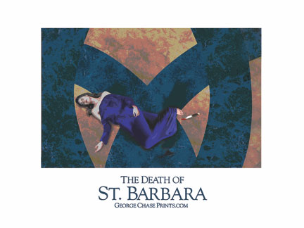 Death of St. Barbara Poster